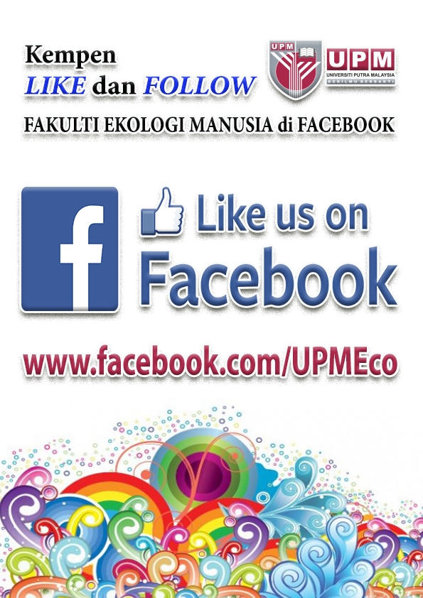 Kempen LIKE dan FOLLOW Fakulti Ekologi Manusia di Facebook